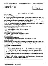 Giáo án Vật lý Lớp 7 - Tuần 6 - Năm học 2016-2017